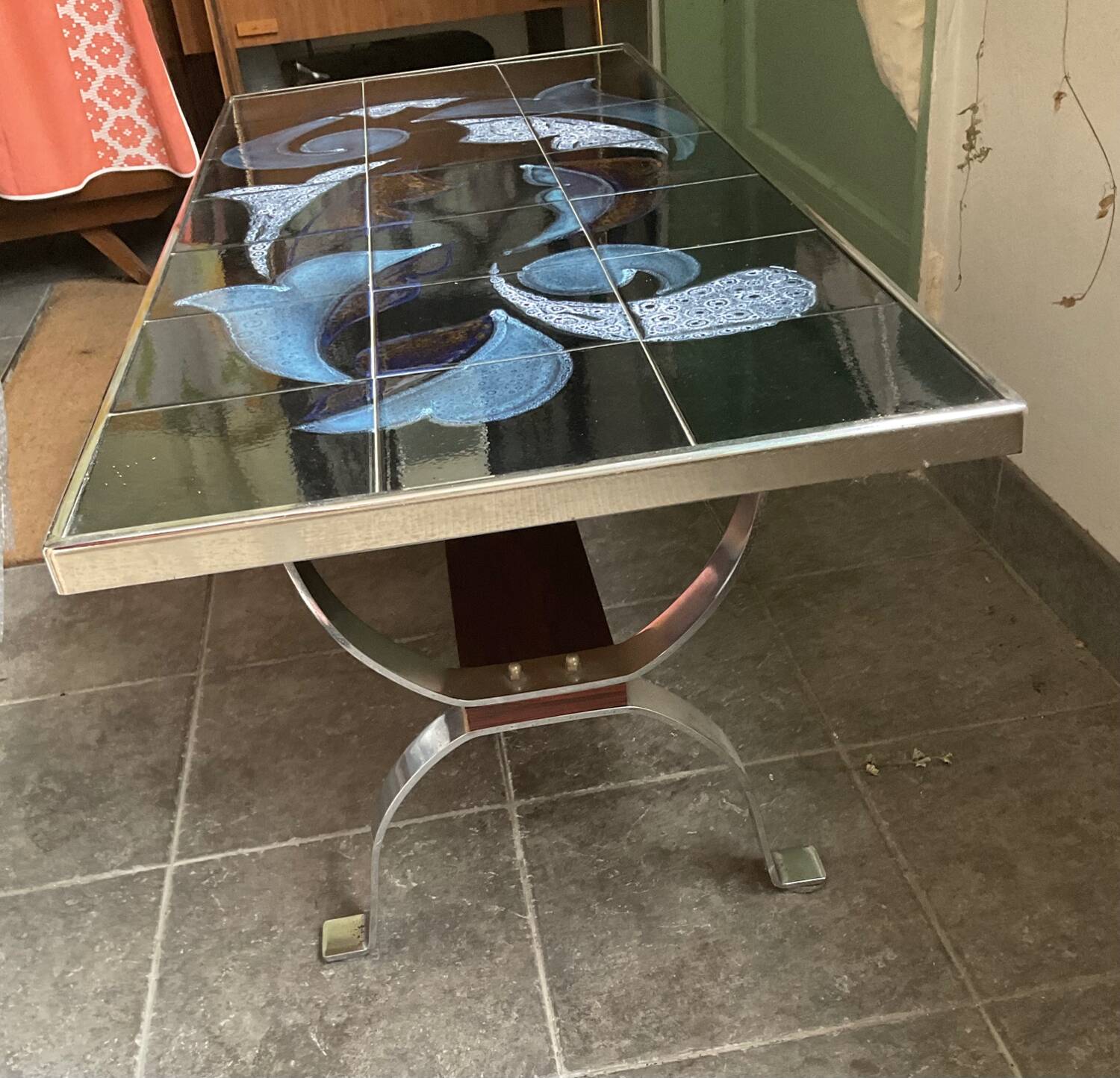 Ceramic coffee table from the 60s/70s.