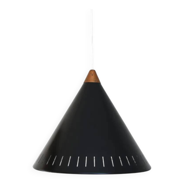 Black Bent Karlby cone lamp for LYFA