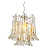 Murano glass chandelier designed by Carlo Nason for Mazzega, 1970s.