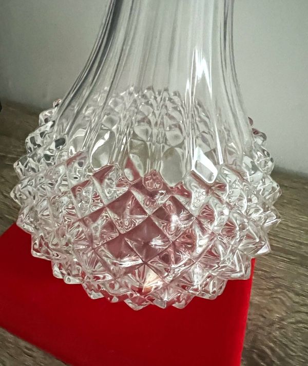 Carafe Cristal d'Arques modèle ''Maintenon'', années 1980