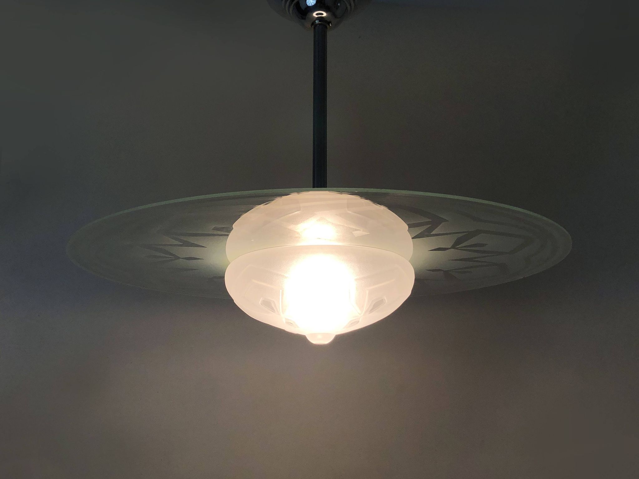 Art Deco ceiling lamp with 1 lights