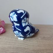 Owl Statuette Villeroy and Boch Gallo – Vintage Cobalt Blue Porcelain