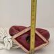 Stylized ceramic décor lamp foot