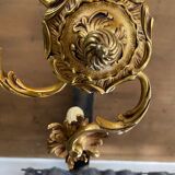 Gilded bronze chandelier Louis XV