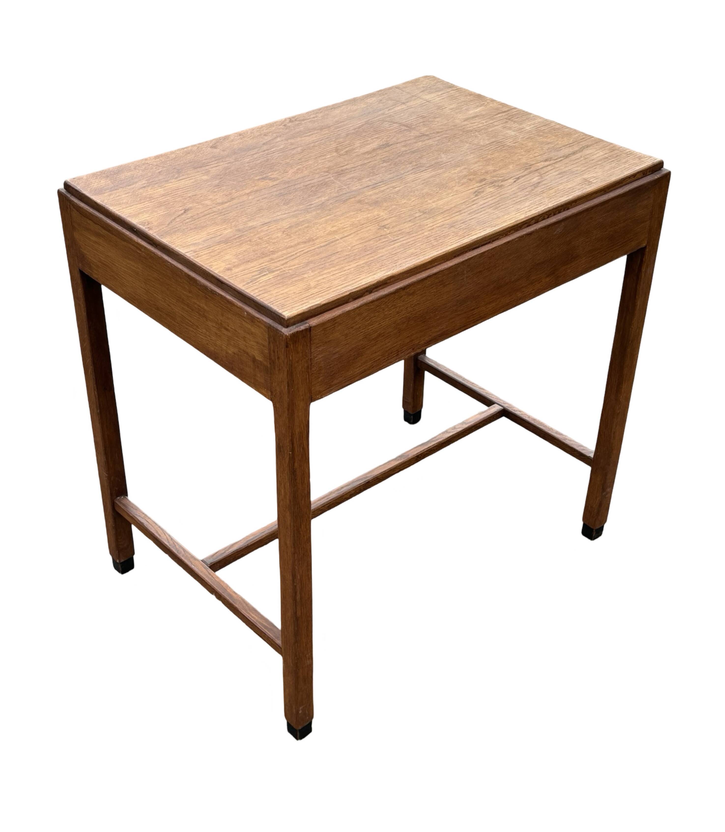 Art Deco Amsterdam School side table minimalist Design