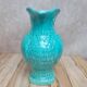 Vintage turquoise ceramic pitcher St-Clément model Aigle.