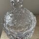 Vintage Crystal Pedestal Jewelry Box