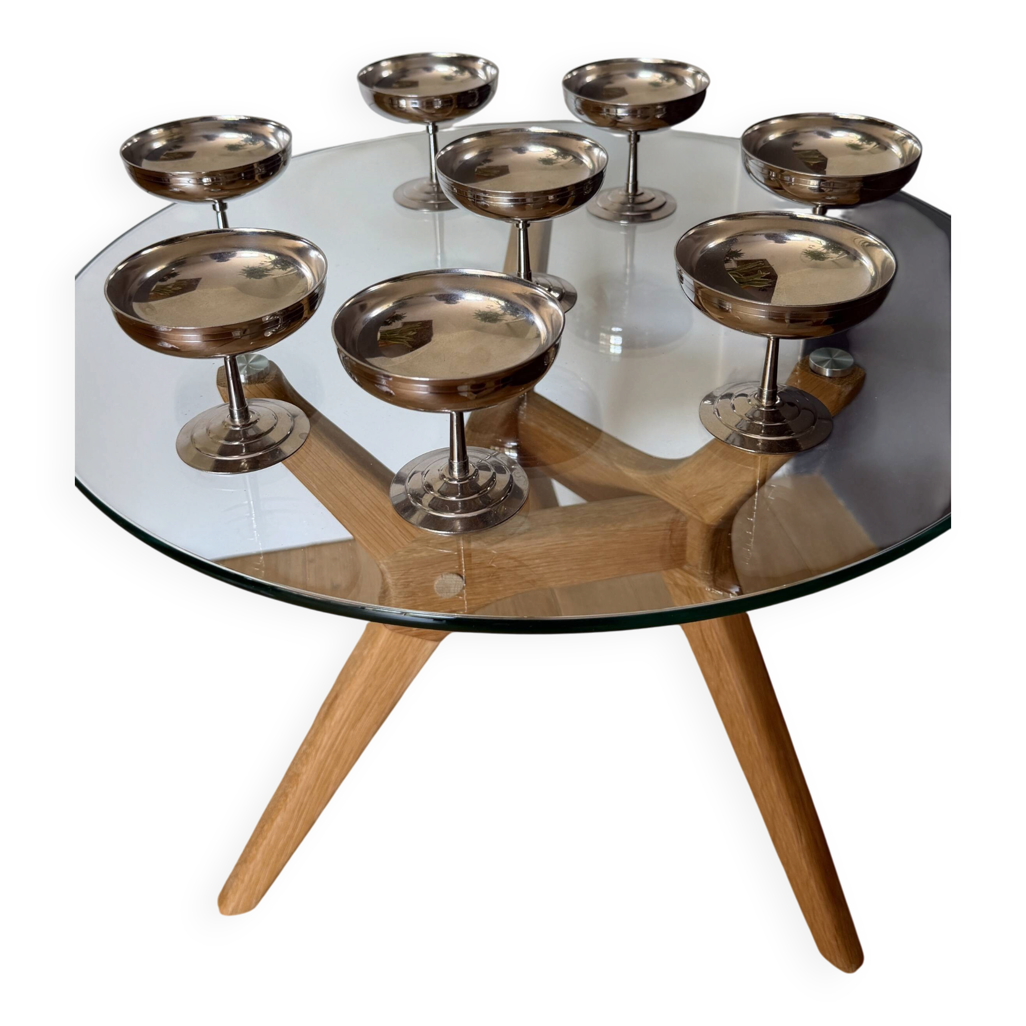 8 stainless steel bowls Rémy Letang