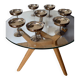 8 stainless steel bowls Rémy Letang