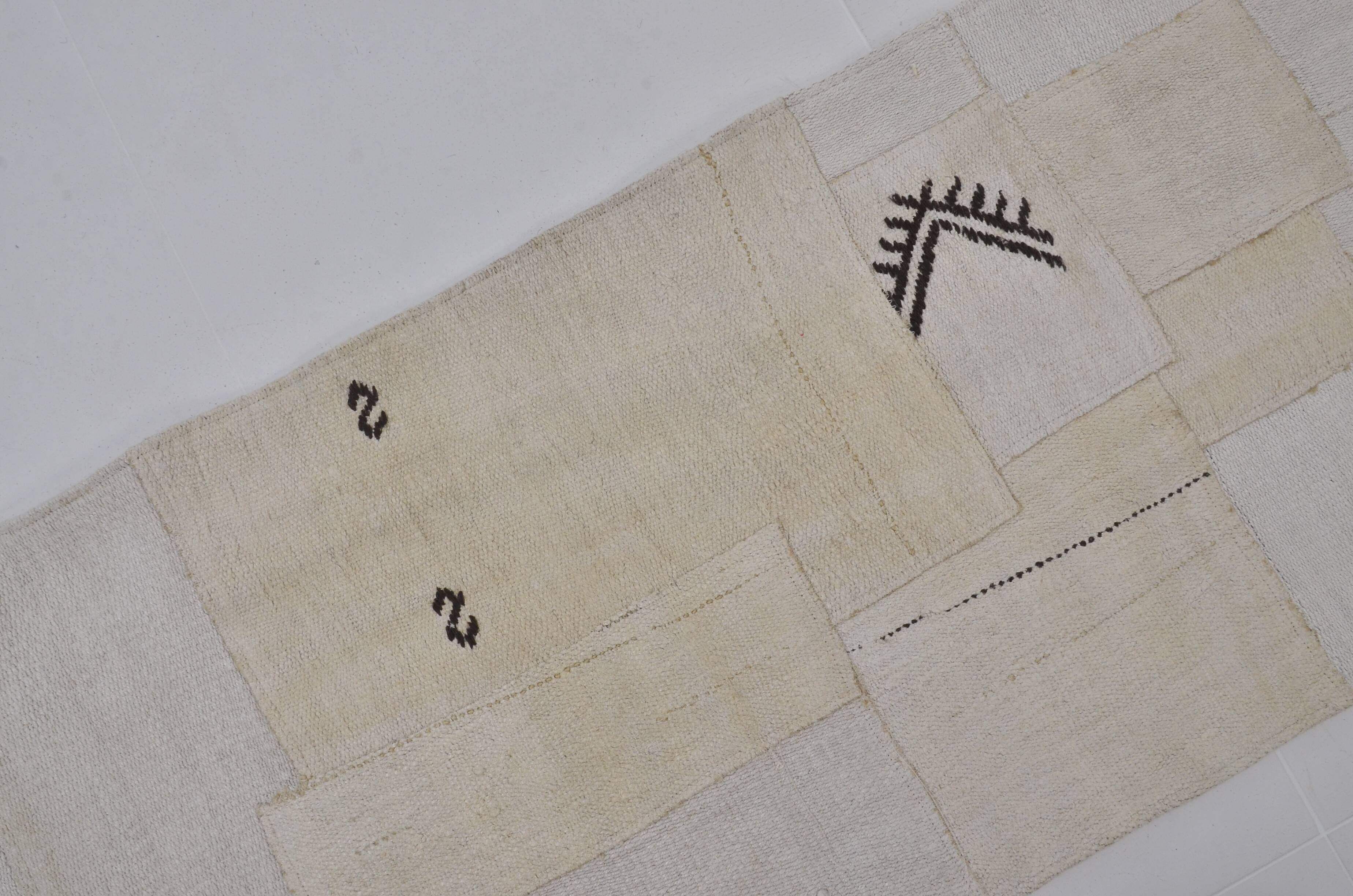 Vintage Anatolian Hemp Runner Rug sku 3959