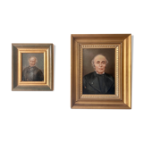 2 oil portraits, notable