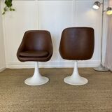 Duo armchairs 70s Space Age