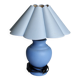 Lampe de chevet vintage bleue style coastal