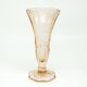 Art Deco vase, pressed rosé glass, Sweden, 1960s