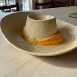 Vintage dish slip hat nachos