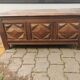 Breton wooden chest diamond