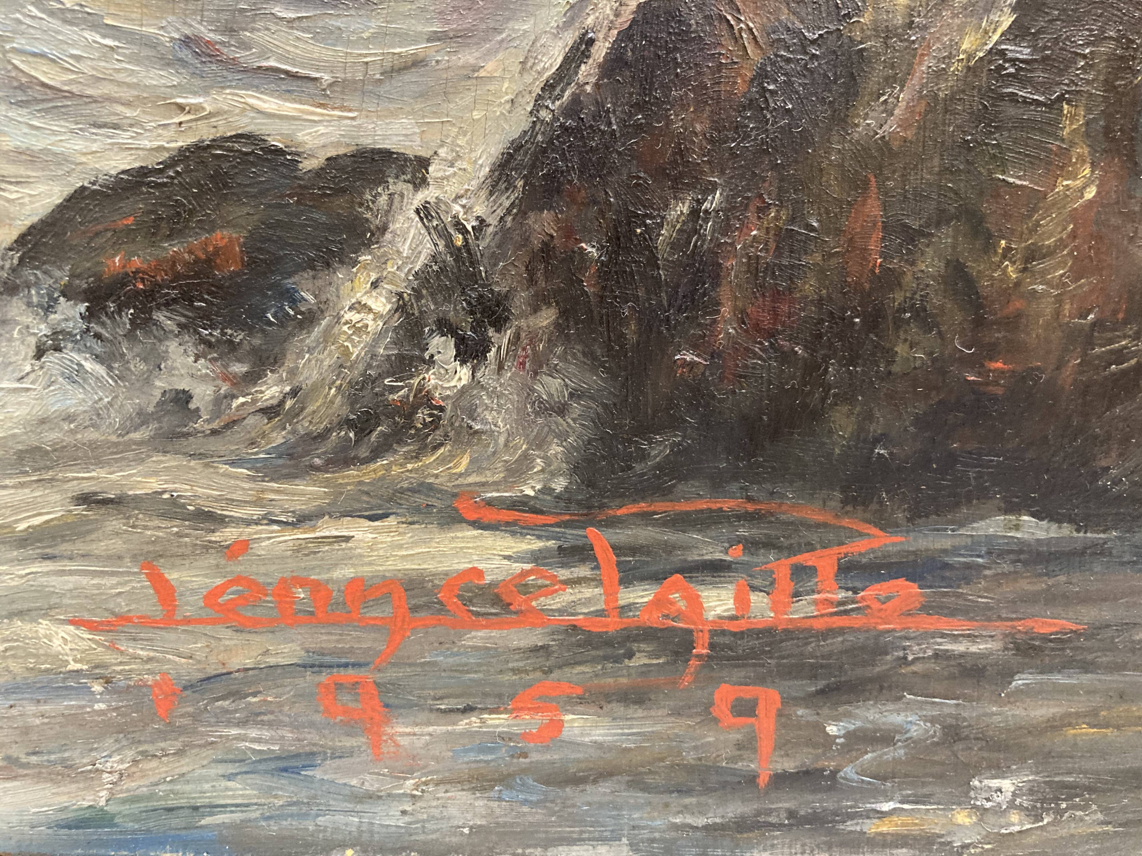 Vintage marine painting