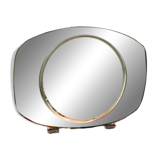 Vintage bathroom double shade mirror