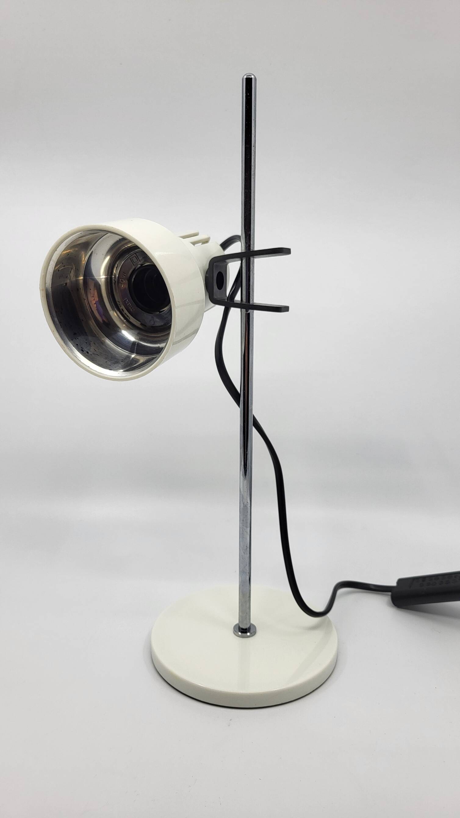 Adjustable table lamp signed white CGM 1970/80 Space Age, Mid Century, Vintage