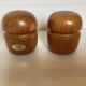Salière et poivrier sel et poivre teck scandinave