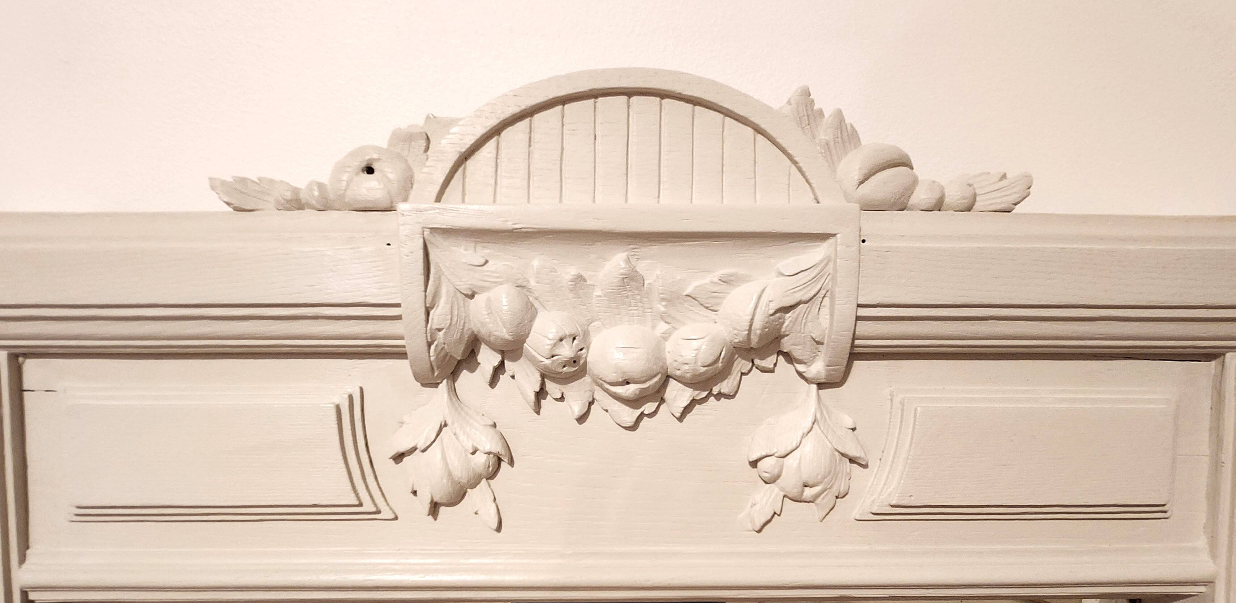 Antique trumeau mirror