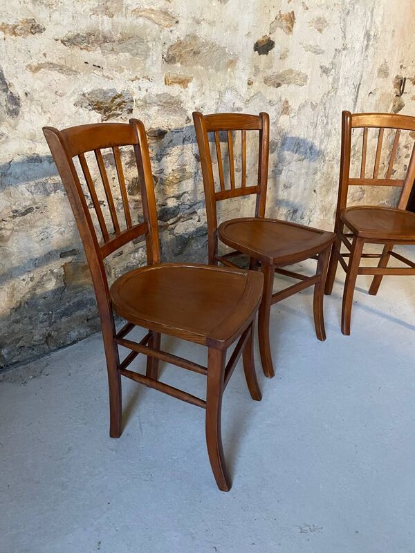 Suite de 3 chaises Luterma vintage