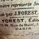 Antique Globe Forest 1920