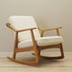 Oak rocking chair, Danish design, 1960s, designer: H. Brockmann Petersen, p