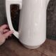 Vintage French white porcelain jug