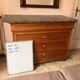 Louis Philippe style commode with marble top