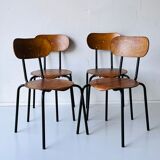 School chairs, set of 4