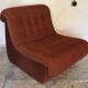 Vintage chair upholstered in corduroy