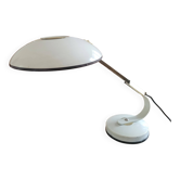 Lampe Ferdinand Solere avec son réflecteur bleu, années 50