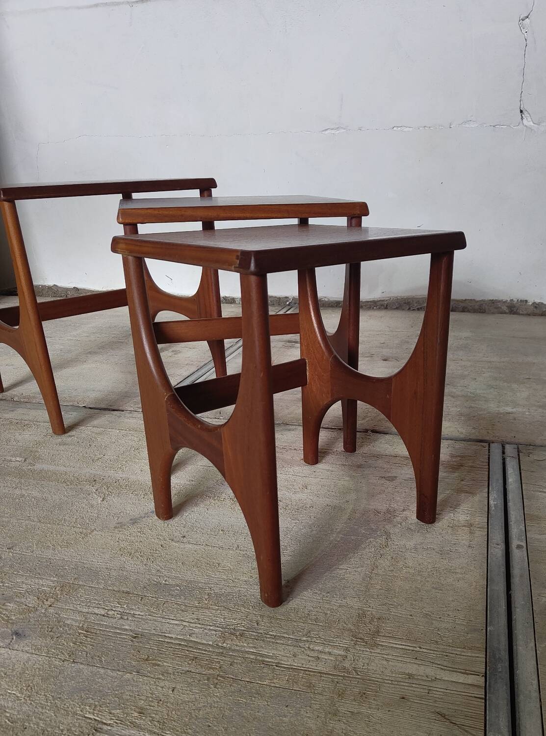 Vintage mid-century nesting tables