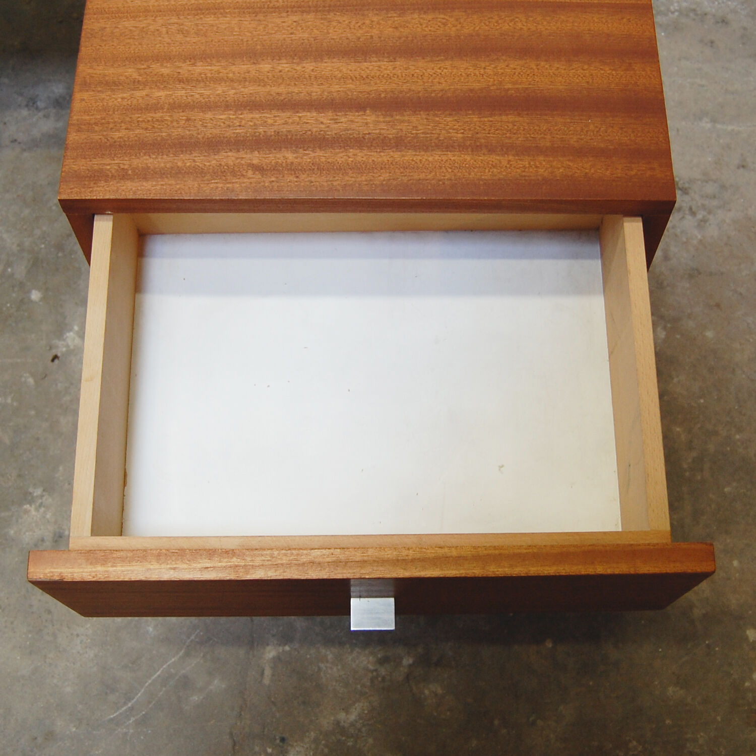 Pair of vintage bedside tables model "Night" by Pierre Guariche for Meurop