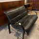 “Polhem” two-seater leather bench by Tord Björklund for IKEA 1980