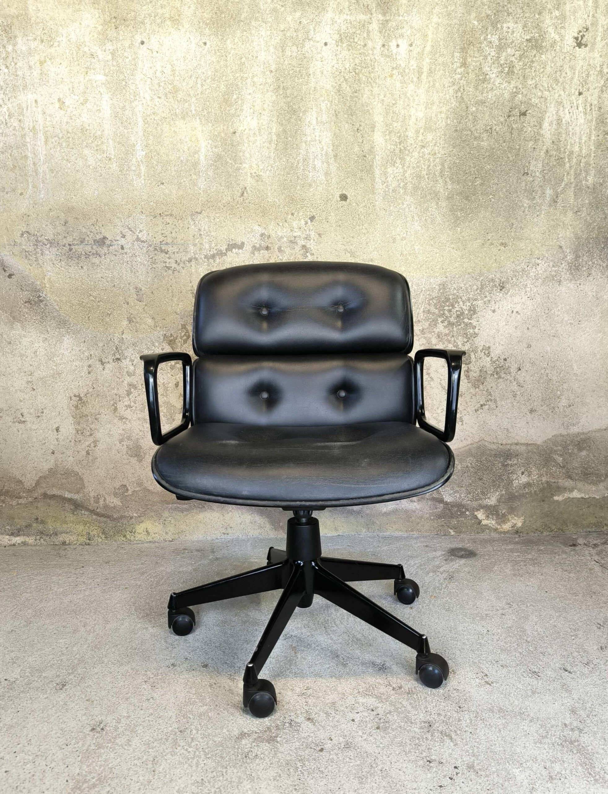 Vintage office chair by Ico Parisi for MIM Roma
