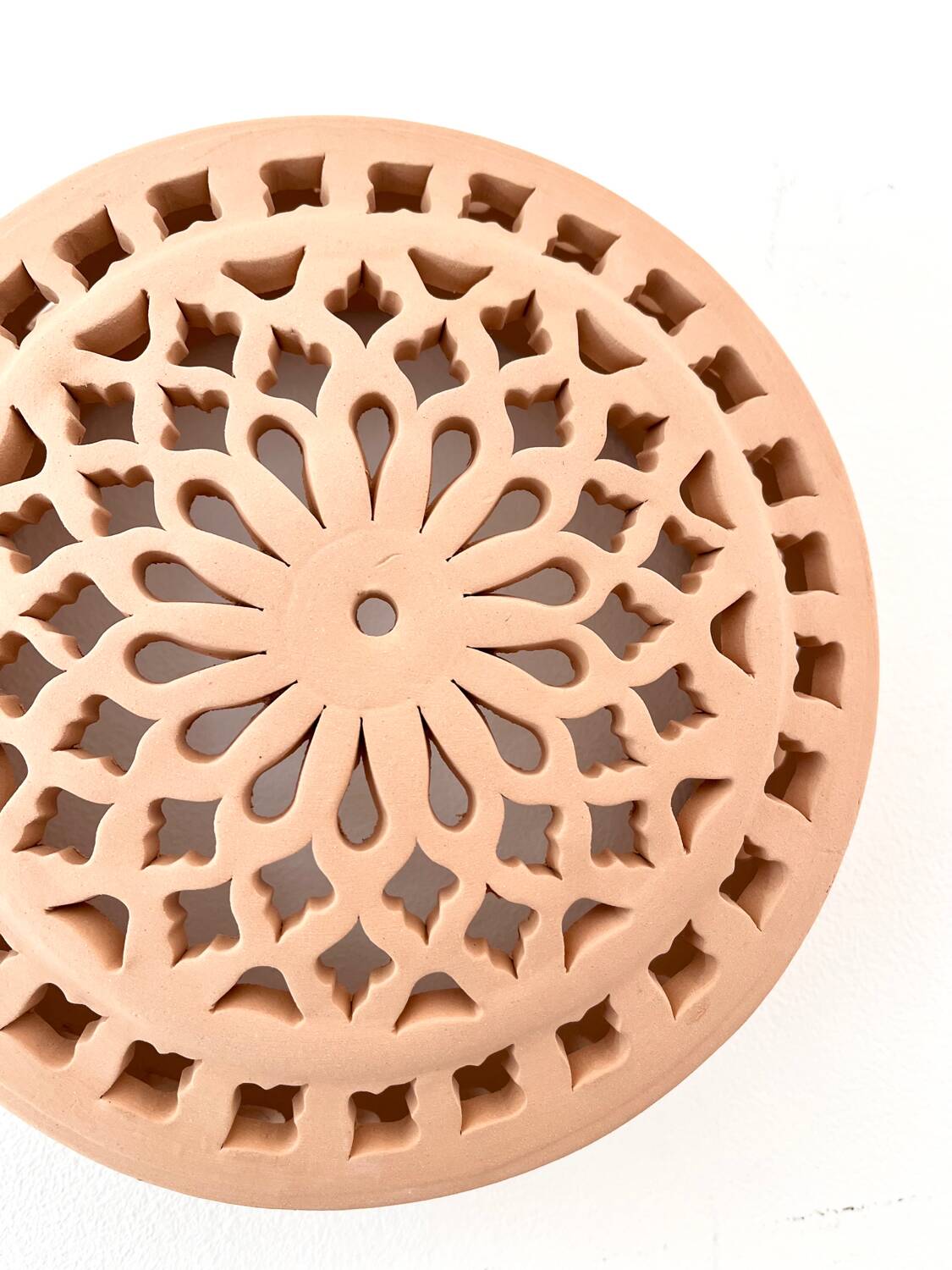 Terracotta wall light