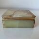 Vintage green marble/onyx jewellery box - 1960s/70s
