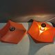 A set of rare wall lamps from Hoffmeister, Germany, 1970s. Model 35060.