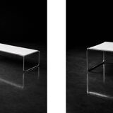 Vintage Mid-Century Italian Modern Laccio Kiga Low Coffee Table from Gavina