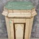Antique church column on wooden base 135 cm high