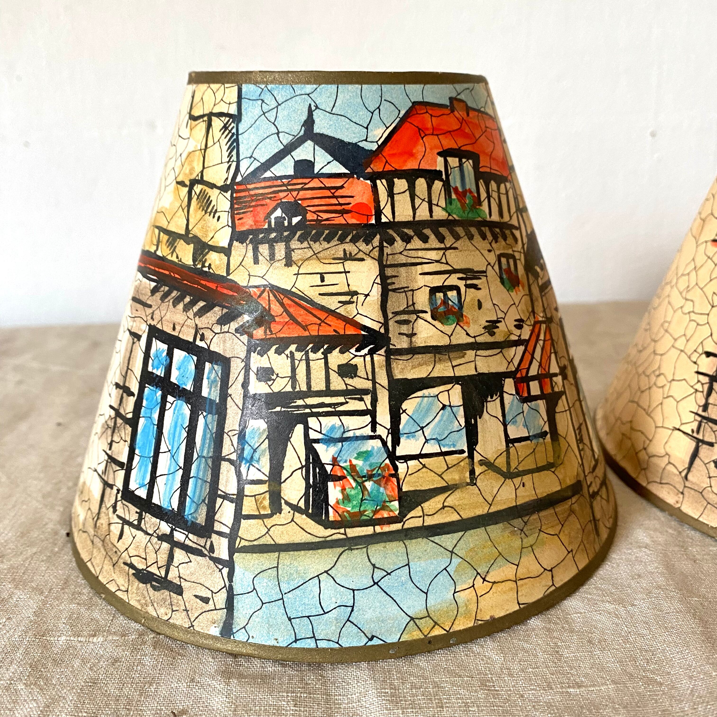 Antique offal hand-painted décor