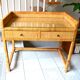 Rattan and wood desk from the 60s/70s.
