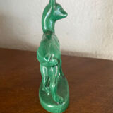 Faon ou biche faïence art deco