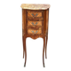 Small Louis XV style marquetry chiffonniere table