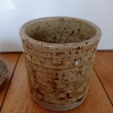 Sandstone box of La borne signed Bodin