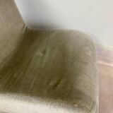 Vintage velvet children's armchair