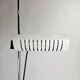 Joe Colombo floor lamp model 626 for Oluce white