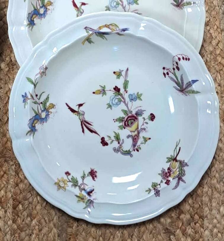 4 deep plates Bernardaud model Chantilly